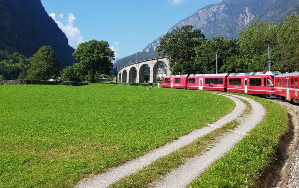 pociągiem po Szwajcarii